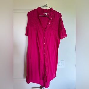 OLYMPIA ETAL Electric pink dress - S